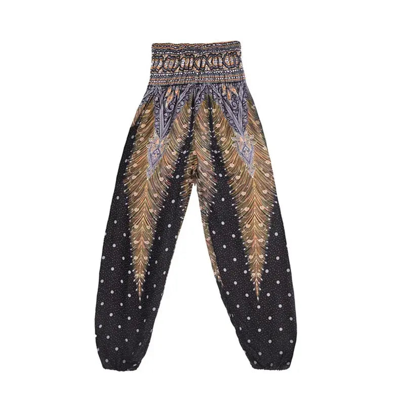 Yoga Pants Women Hippie Harem Printed Leggings Boho High Waisted Pantalone De Mujer Cintura Alta Calca Feminina Beach - Nova Trendz