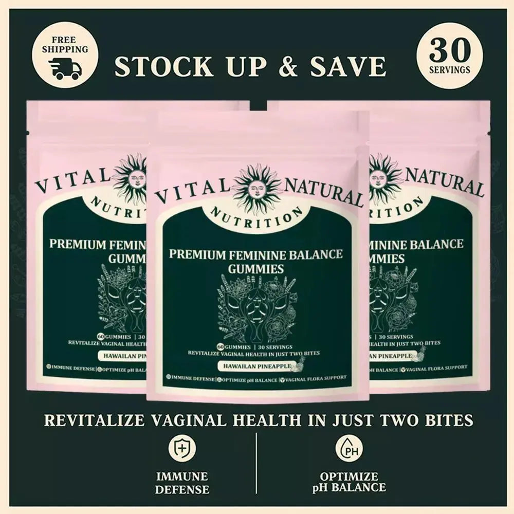 Vital Source Feminine Balance Gummies - Hawaiian Pineapple - Nova Trendz