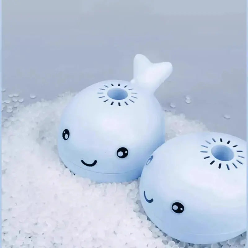 Interactive Cat Toys Electric Jet Floating Ball Cat Toy Whale Shaped Cat Toy Portable USB Dual Function Fan Pet Toy for Teaser Nova Trendz