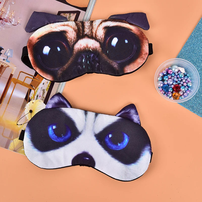 Eye Mask Eye Cover Natural Sleeping Eye Patch Cute Sleep Mask Women Men Eyepatch