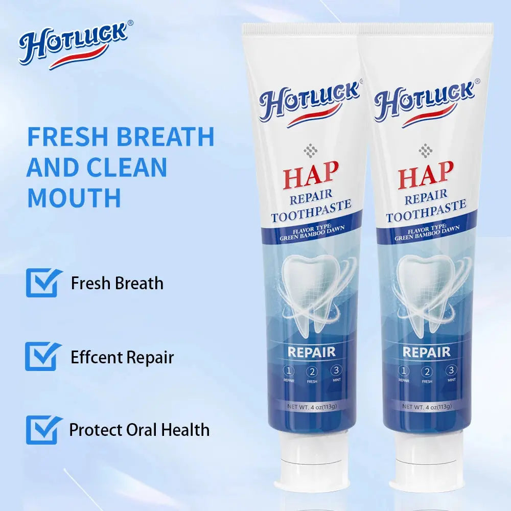 Hotluck Fluoride Free Nano Hydroxyapatite Toothpaste for & Sensitive Relief, Whitening, SLS Free, Natural Peppermint.Made in Chi - Nova Trendz