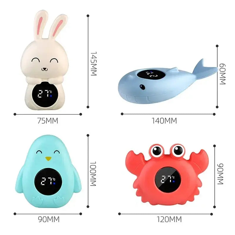 Baby Bath Temperature Meter Floating Digital Water Baby Bath Temperature Meter LED Display Temperature Tester Safety Cartoon - Nova Trendz