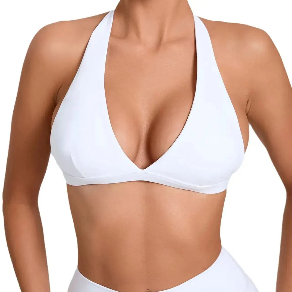 Sport Bra Women Seamless Gym Anti-sweat Breathable Yoga Shockproof Crop Top Fitness Push up Workout Underwear Blue Gray Red Pink - Nova Trendz