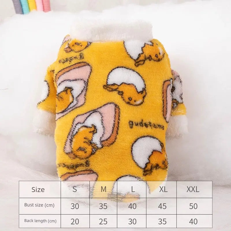 Cat Clothes Tiger Outfit Thermal Cotton-Padded Clothes Kitten Blue Cat British Shorthair Muppet Autumn and Winter Pet Dog Four-Legged Clothes Nova Trendz