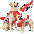 New Pet Swimming Life Jacket Shark Fin Shape Safety Vest for Dog in Summer Adjustable in Pool or Surfing Drifting Dog Life Vest - Nova Trendz