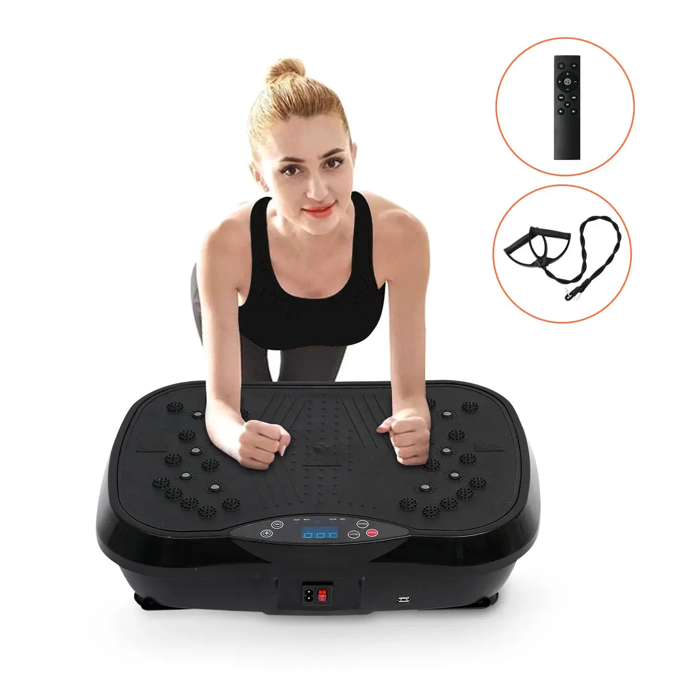 Vibration Plate Exercise Machine Fat-Burning Home Fitness Fat Slinger Shaping Whole Body Workout Portable Fitness Equipment Nova Trendz