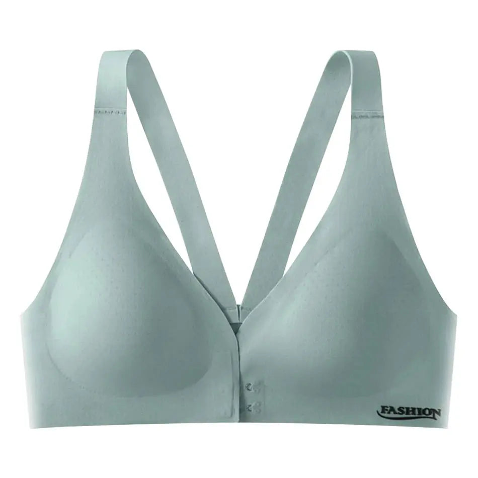 Elegant Front-Clip No Underwire Maternity Bra with Natural Latex Cooling Backless Maternity Clothings Women Lightweight Bralette Nova Trendz