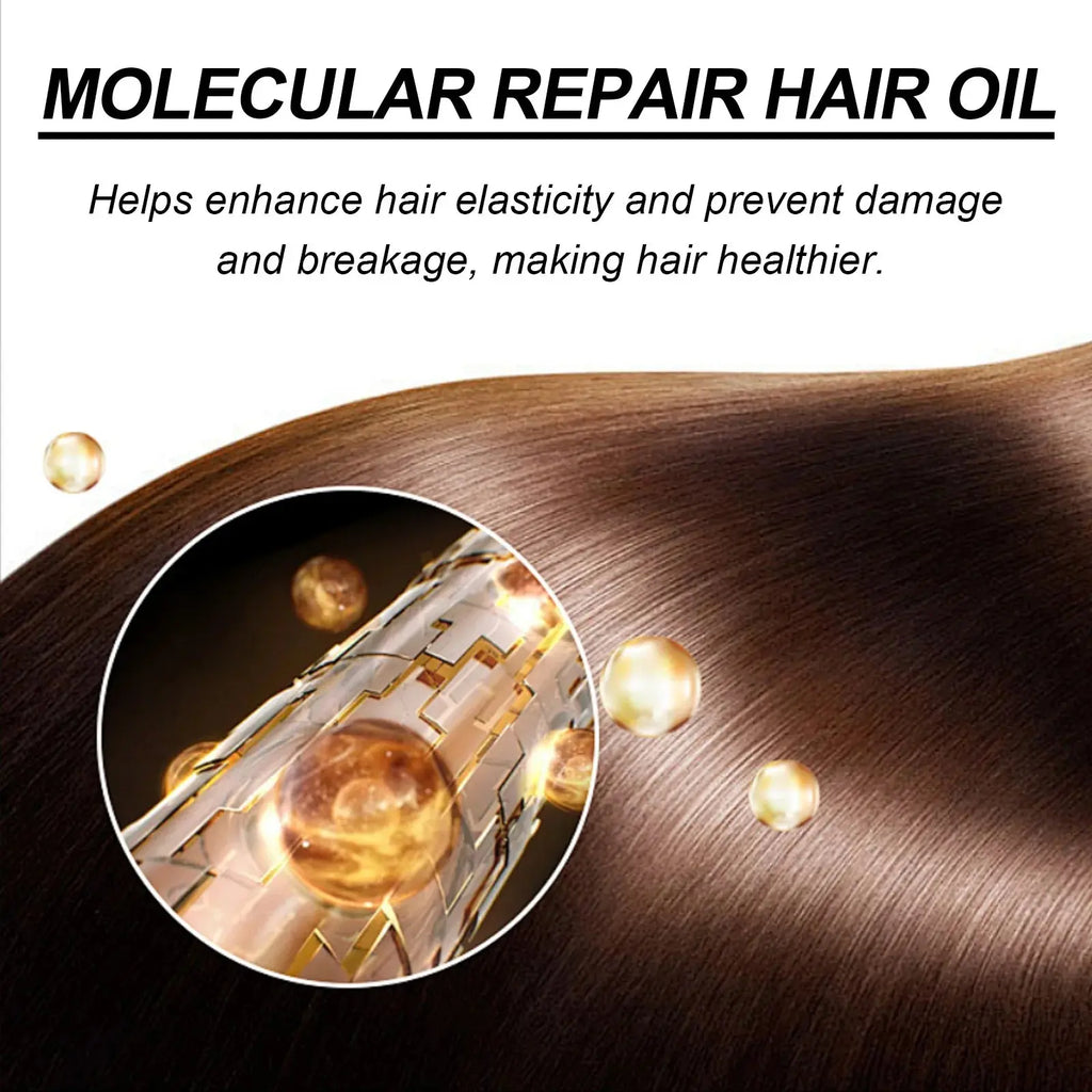 Moisturizing Hair Oil Keratin Dry Damaged Hair Repair Smooth Soften Frizzy Straightening Nourish Improve Split Hair Care Product Nova Trendz