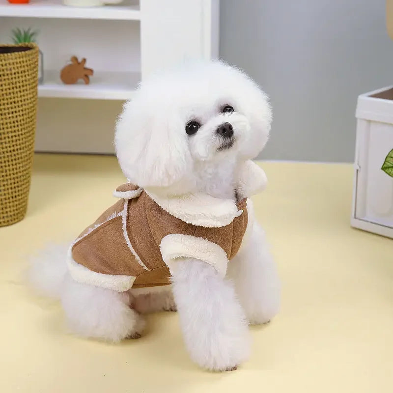 Winter Dog Cotton Jacket Warm Pet Dogs Clothes for Small Medium Dogs Cats Puppy Coat French Bulldog Chihuahua Clothing Poodle