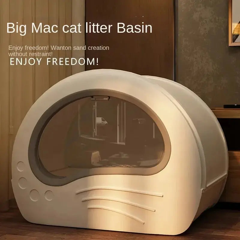 Cat Litter Box Fully Enclosed Drawer Type Cat Litter Box Anti-splash and Odor Isolation Cat Toilet Extra Large Cat Litter Box Nova Trendz