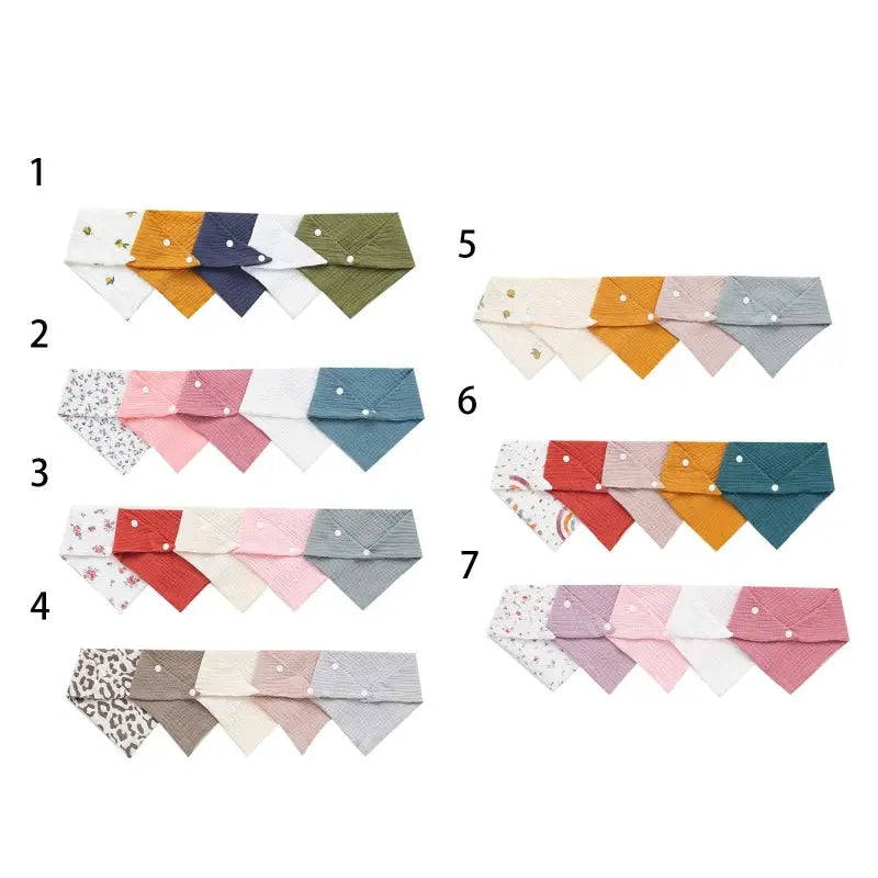 Baby Bath Towel Cotton Burp Cloth Soft Absorbent Gauze Kindergarten Washcloth Nova Trendz