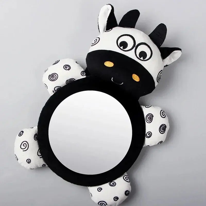 Black White View Back Seat Mirror Baby Car Mirror Safety Seat Headrest Rearview Mirror Baby Facing Rear Ward Car Kids Monitor Nova Trendz