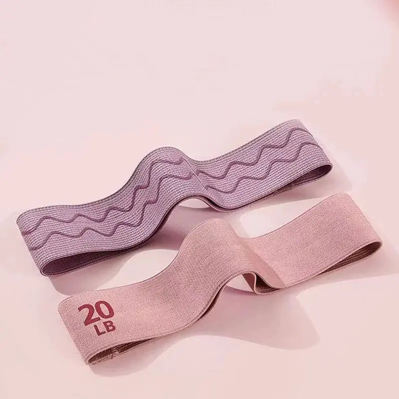 2025 Fabric Elastic Bands Fitness Resistance Bands Yoga Pilates Hip Circle Expander Bands Gym Training Home Workout Equipment Nova Trendz