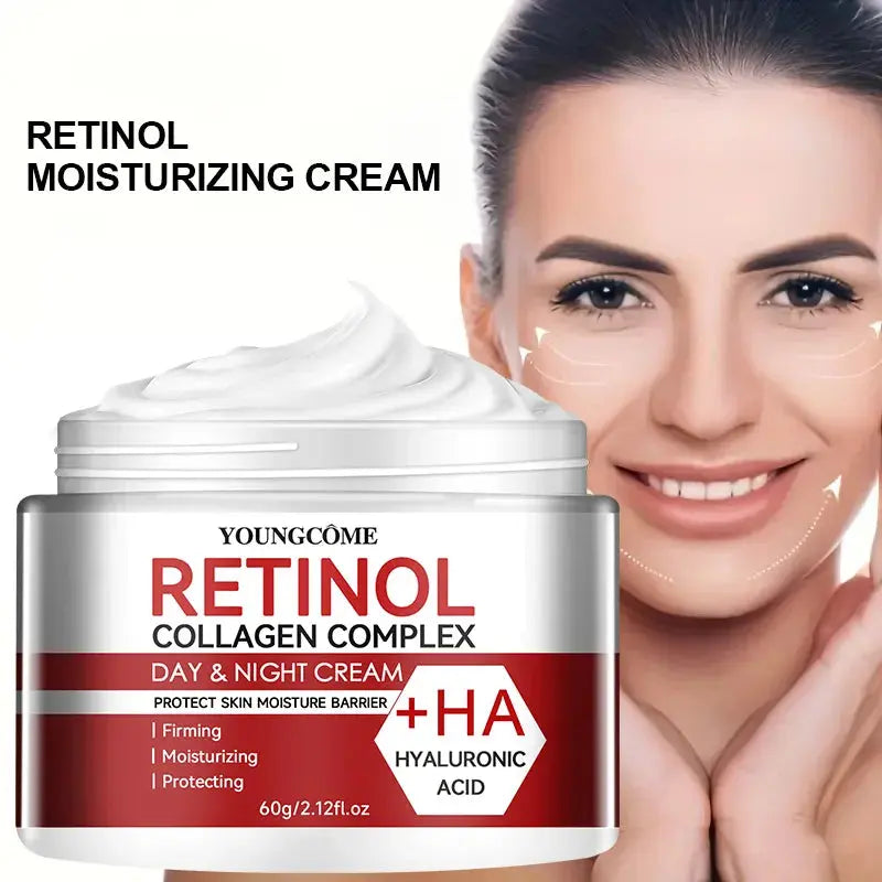Retinol Collagen Facial Care Moisturizing Cream Deep Hydration  Suitable for dry Aging Face Cream Moisturizing Skin Repair - Nova Trendz