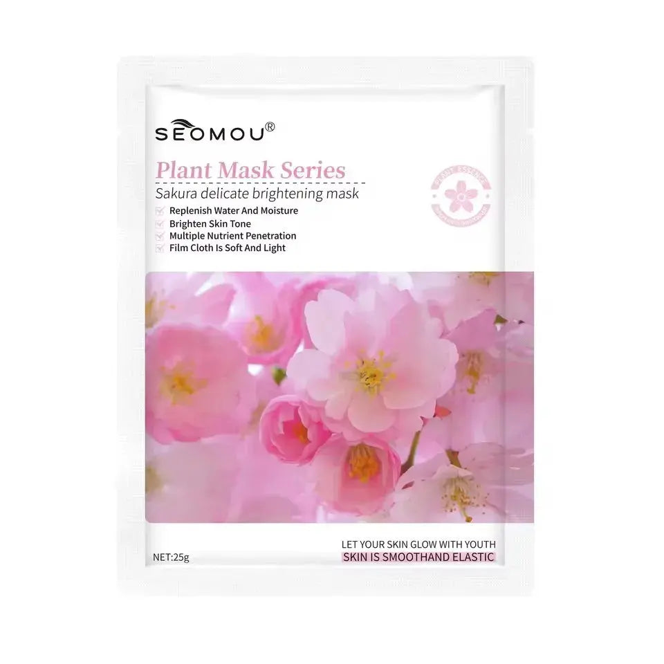 Sakura Mask,Collagen Jelly Cream Niacinamide And Hydrolyzed Collagen Strengthen Skin Barrier Lasting Moisturizing Skin Face Care Nova Trendz