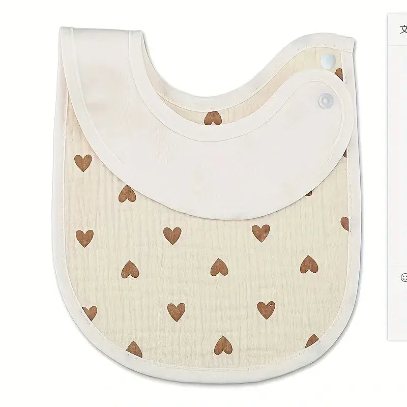 2pcs Newborn Baby Cotton Gauze Bibs Waterproof Infant Boys Girls Burp Cloths Printing Scarf Toddler Saliva Towel Feeding Stuff Nova Trendz