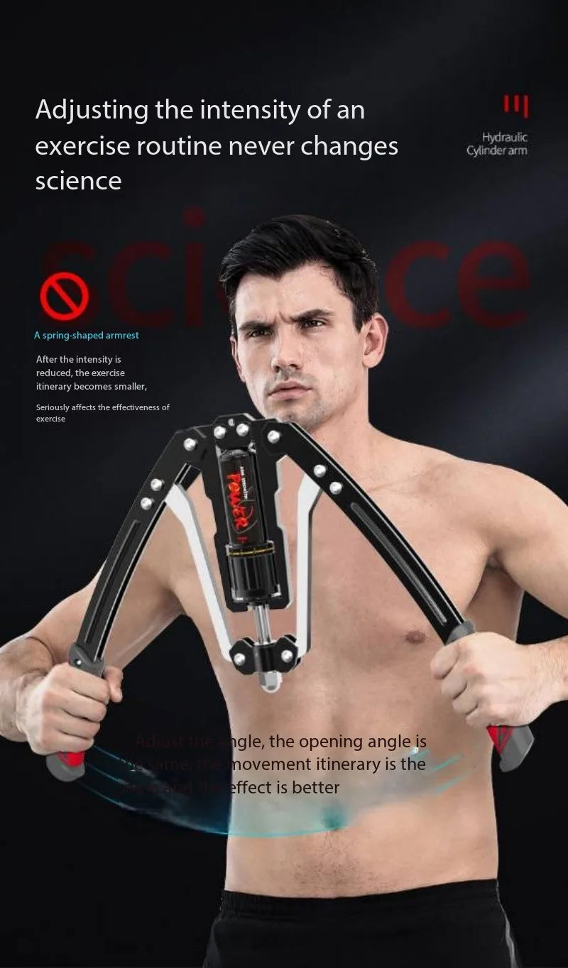Arm Exerciser Adjustable Pressure 22-440lbs Forearm Workout Equipment Chest Expander Muscle Strength Trainer Home Gym Equipment