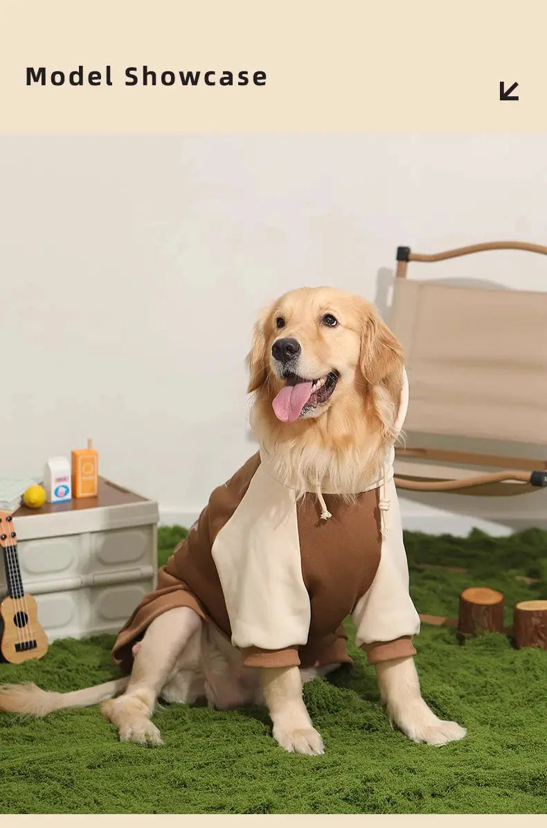 HOOPET Dog Clothes Fall and Winter Models Labrador Dogs Border Collie Pet Clothing Spring and Large Dog Sweater Winter Nova Trendz