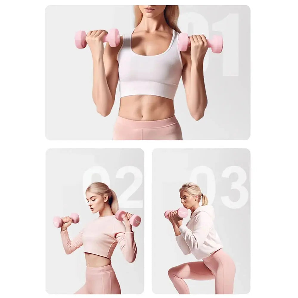 Neoprene Dumbbell Fitness Equipment Arm Muscle Training Cast Iron Hand Gym Yoga Exercise Bodybuilding Weights Workout Nova Trendz