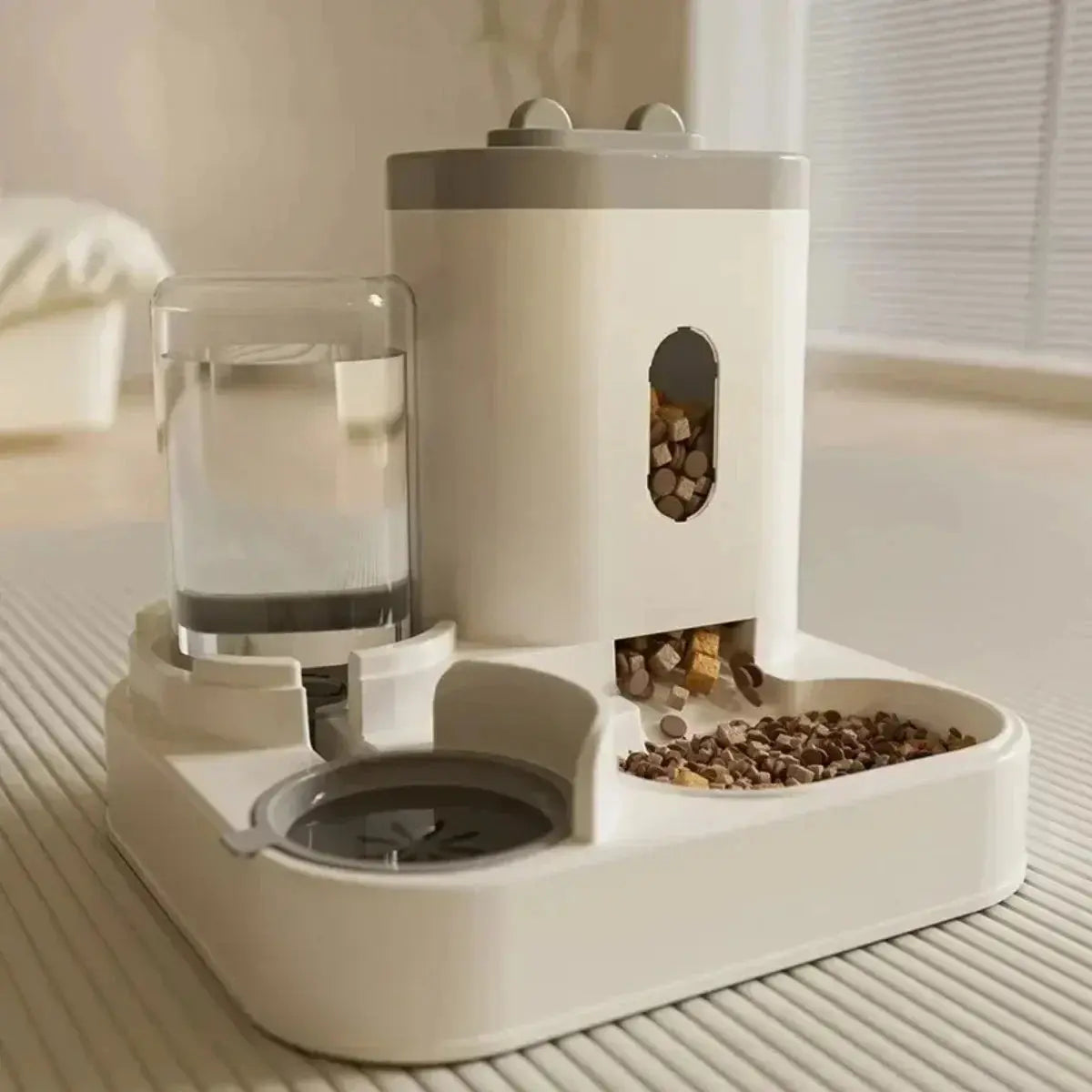 Automatic Feeder Dog Cat Food Bowl With Water Fountain Large Capacity Pet Food Storage Dispenser Container Puppy Pet Accessories - Nova Trendz
