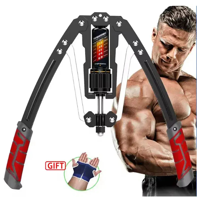 Arm Exerciser Adjustable Pressure 22-440lbs Forearm Workout Equipment Chest Expander Muscle Strength Trainer Home Gym Equipment Nova Trendz