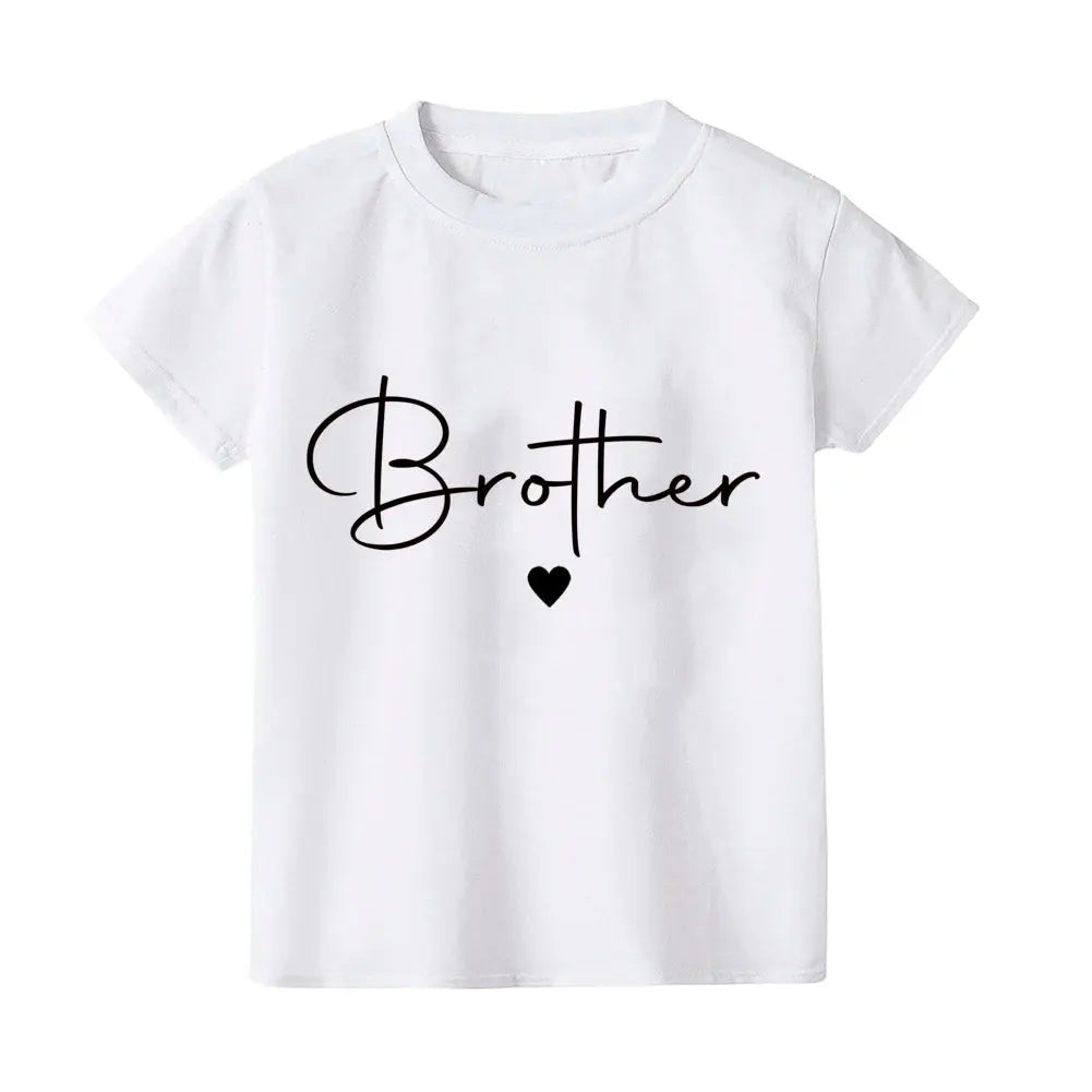 Daddy/Mommy/Sister/Brother/Baby Print Family Matching Outfits Short Sleeve Casual Family Outfit Summer Matching Set Clothing Nova Trendz