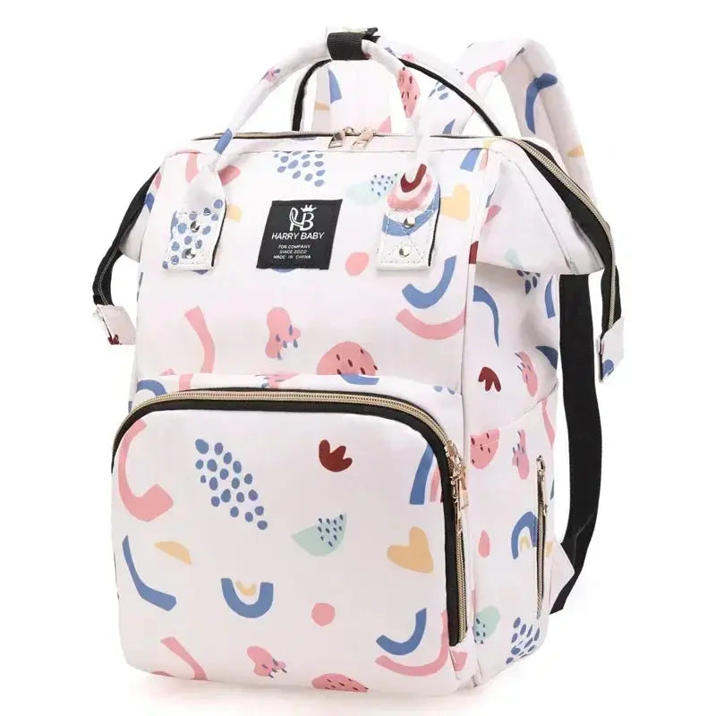 Fashion Print Nappy Backpack Bag Mummy Large Capacity Bag Mom Baby Multi-function Outdoor Travel Diaper Bags for Baby Care Stuff Nova Trendz