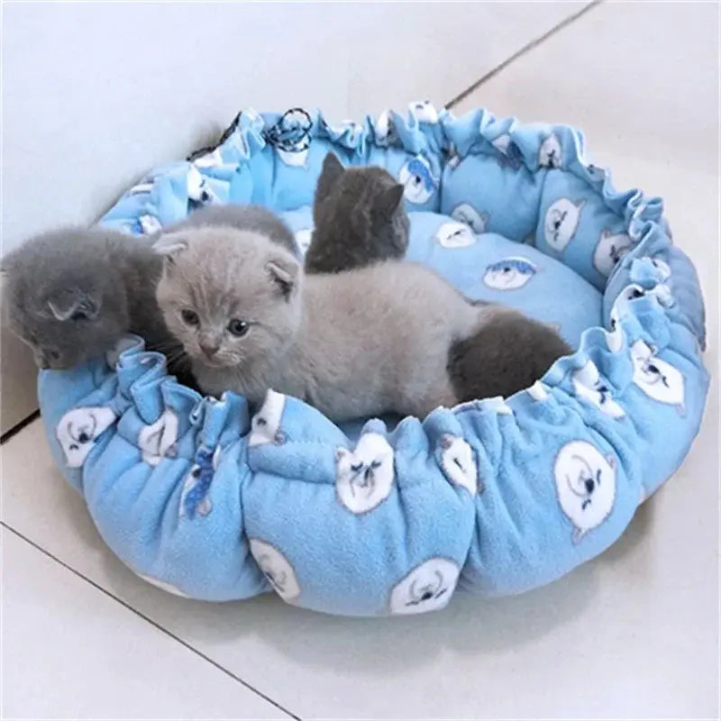 Drawstring Creative Soft Warm Nest Dual-Use Adjustable Pet Bed Nest Bed Pet Cushion For Cats Puppies Pet Supplies - Nova Trendz