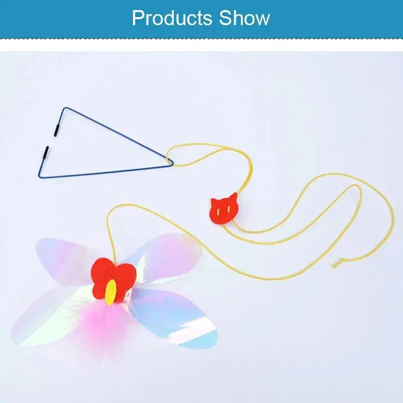 Simulation Mouse Cats Toy Funny Self-hey Hanging Door Retractable Cats Stick Scratch Rope Mouse Cat Interactive Toy Cat Supplies - Nova Trendz