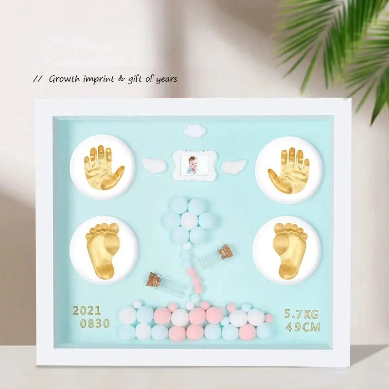 Baby Hand Print Footprint Imprint Kit Handprint Baby Mud And baby footprints Souvenirs Baby Hand And Foot Mold Hundred Days Gift Nova Trendz