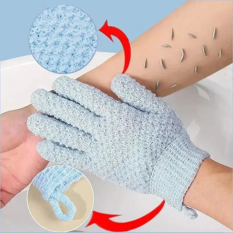 Bath scrub gloves, scrub gloves, body scrub gloves, body wash gloves, exfoliating gloves, facial scrub, facial scrub, bath spong Nova Trendz