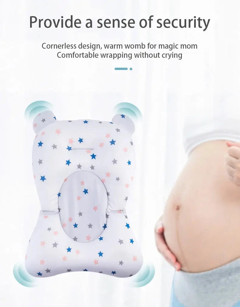 Baby shower lying down, baby shower artifact can sit and lie down, newborn net bag bath pad, bathtub floating pad Nova Trendz