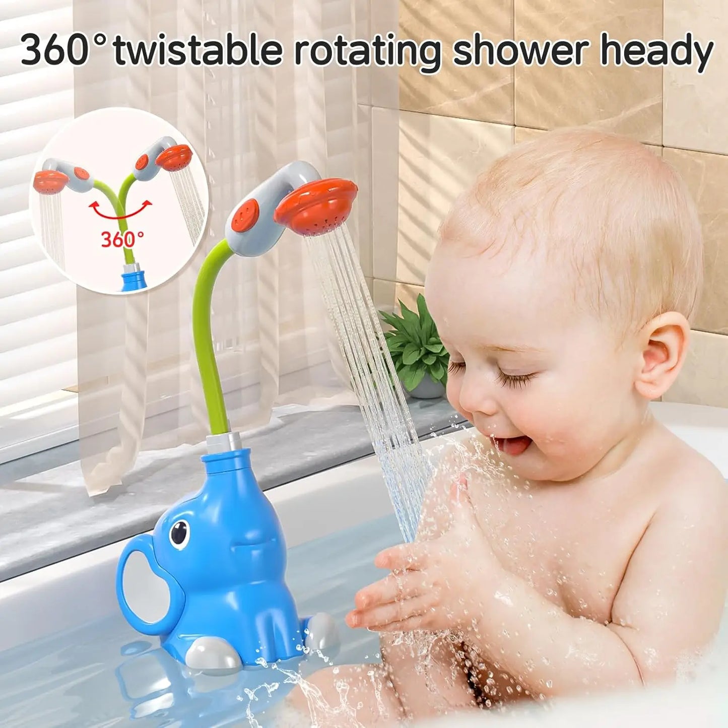 Bath Toys for Toddlers Age 1 2 3 Year Old Girl Boy Preschool New Born Baby Bathtub Water Toy Durable Interactive Infant Toy