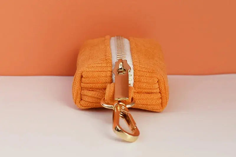 Orange Corduroy Dog Collar And Leash Set For Dogs Custom Engraved Nameplate Pet Supplies Dog Leash Corduroy11 Nova Trendz