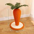 Carrot Cat Tree Cute Cats Sisals Carrots Pet Supplies Post Home Crawling Frame Pets Cats Fun Toys Sisal for Cat Scratching Rack Nova Trendz