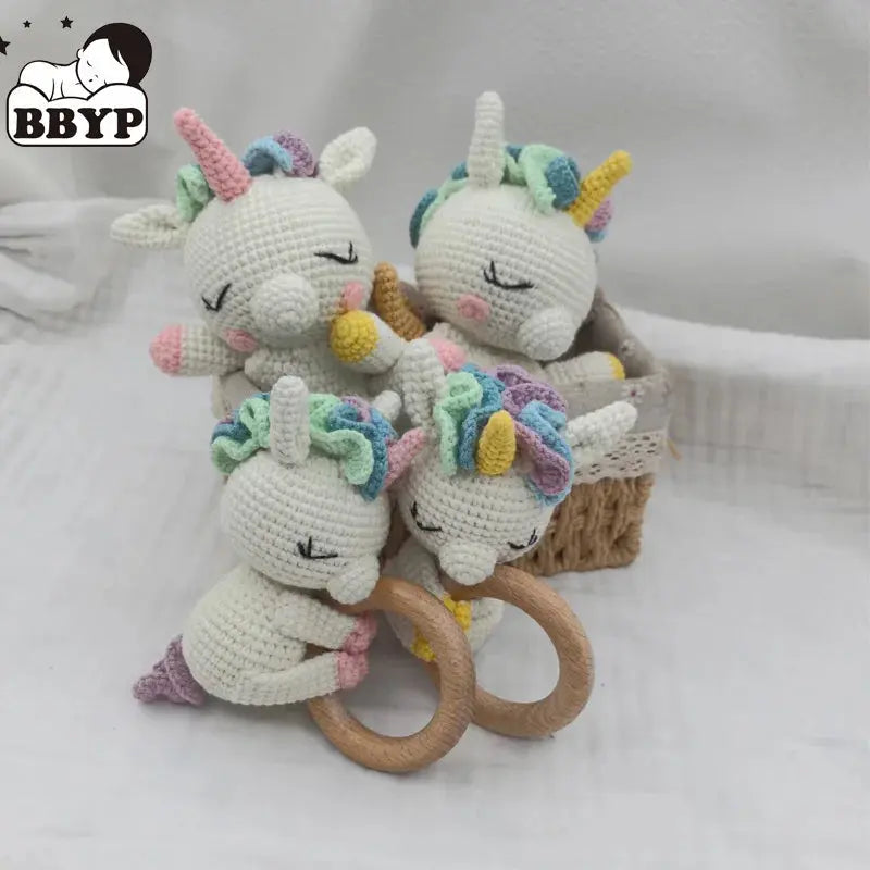 Baby Security Blanket Towel Feeding Bib Soft Towel Cotton Burping Cloth Infant Shower Gift Knitted Lovely Animal Rattle Sleep To Nova Trendz