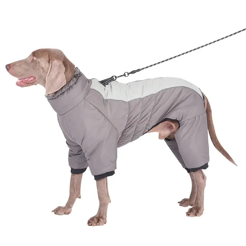 Waterproof Pet Dog Winter Jumpsuit Warm Medium Large Dogs Winter Jacket Clothes Labrador Bulldog Golden Retriever Costumes - Nova Trendz