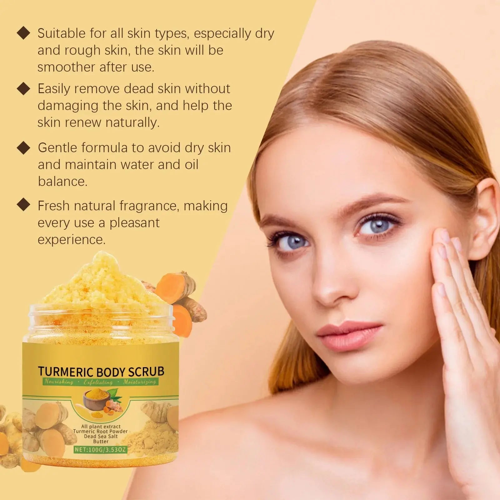 New Handmade Natural Scrub For Body, Face, Hand, And Foot - Skin Care Body Scrub For Women - Suitable For All Skin Types Nova Trendz