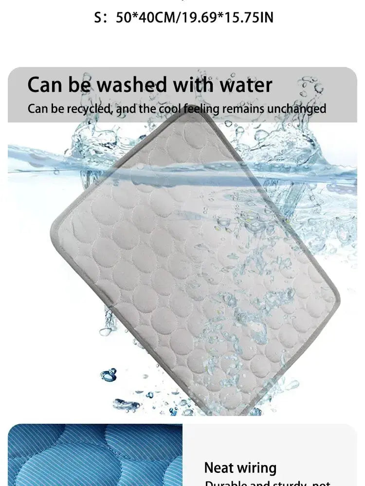 Pet Ice Mats Summer Cat Dog Sofa Nest Bed Cooling Sleeping Pad for Small Dogs Pets Durable Sofa Cooling Pad Blanket Nova Trendz