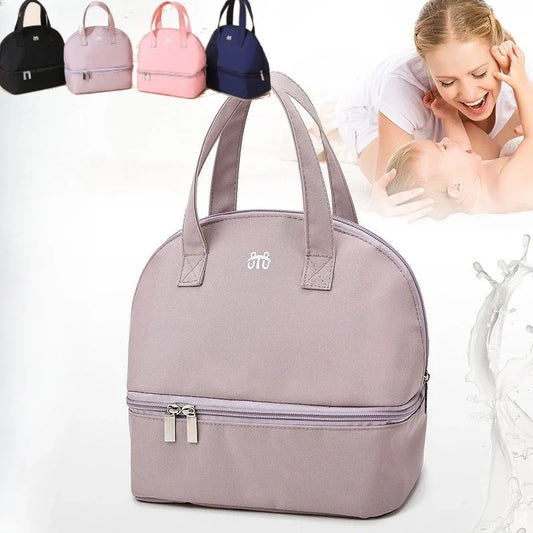 Insulation Bag Milk Storage Breastfeeding Milk Insulation Breast Pump Maternity Cooler Double Layer Fresh Preservation Bag