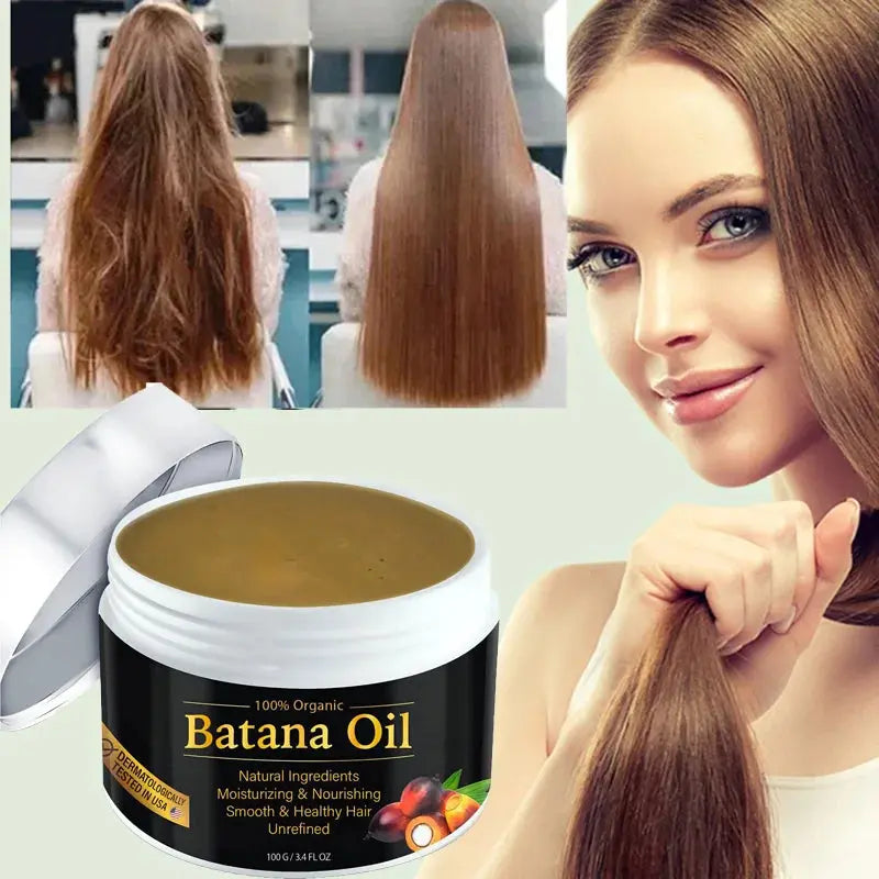 Natural Organic Batana Oil For Hair Growth And Thickness Eliminates Split Ends Moisturize Repair Hair Women Men Hair Loss Care Nova Trendz