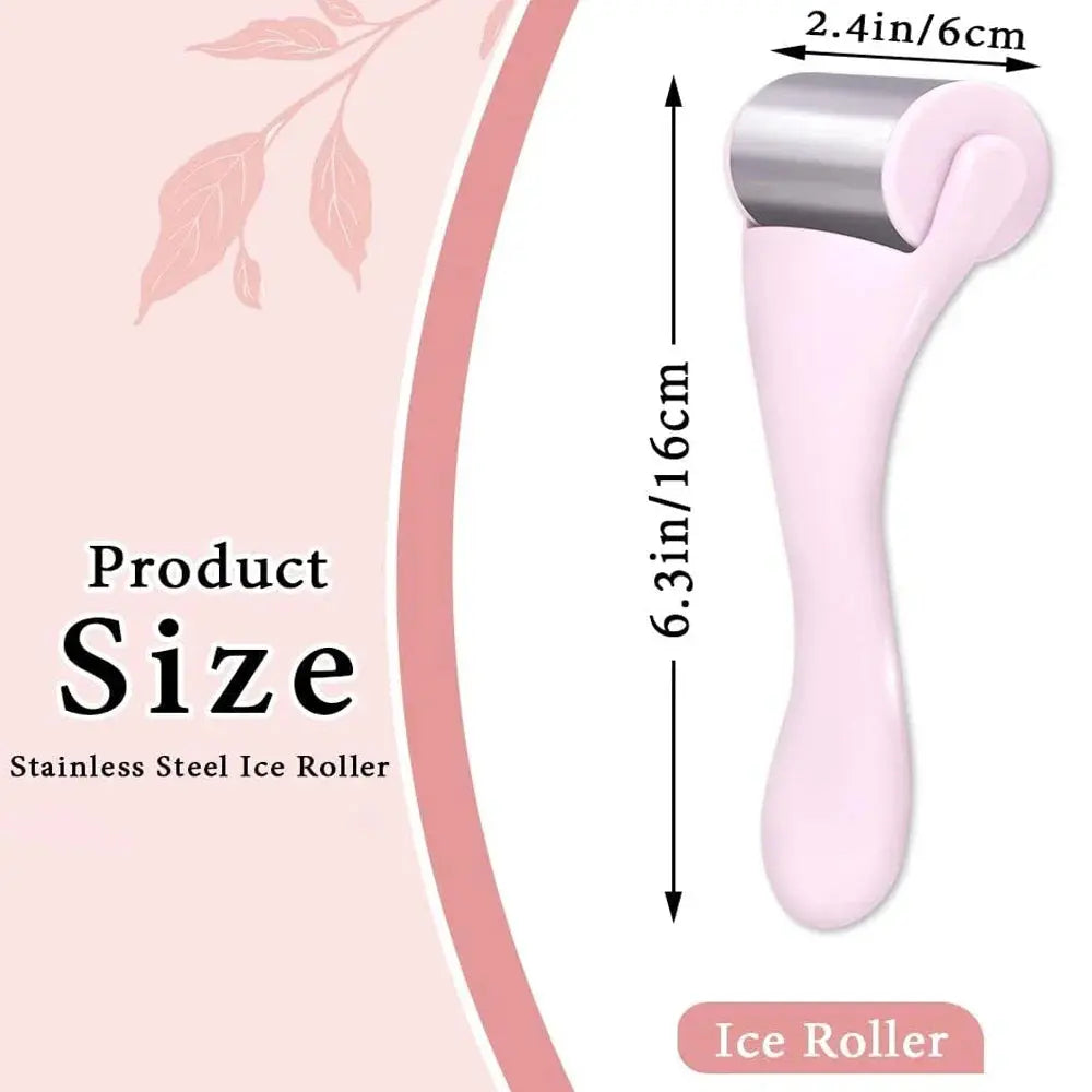 New Ice Roller Facial Massage Tool Stainless Steel Facial Massager Face & Eye Puffiness Relief Anti Wrinkle Skin Care Tools Nova Trendz