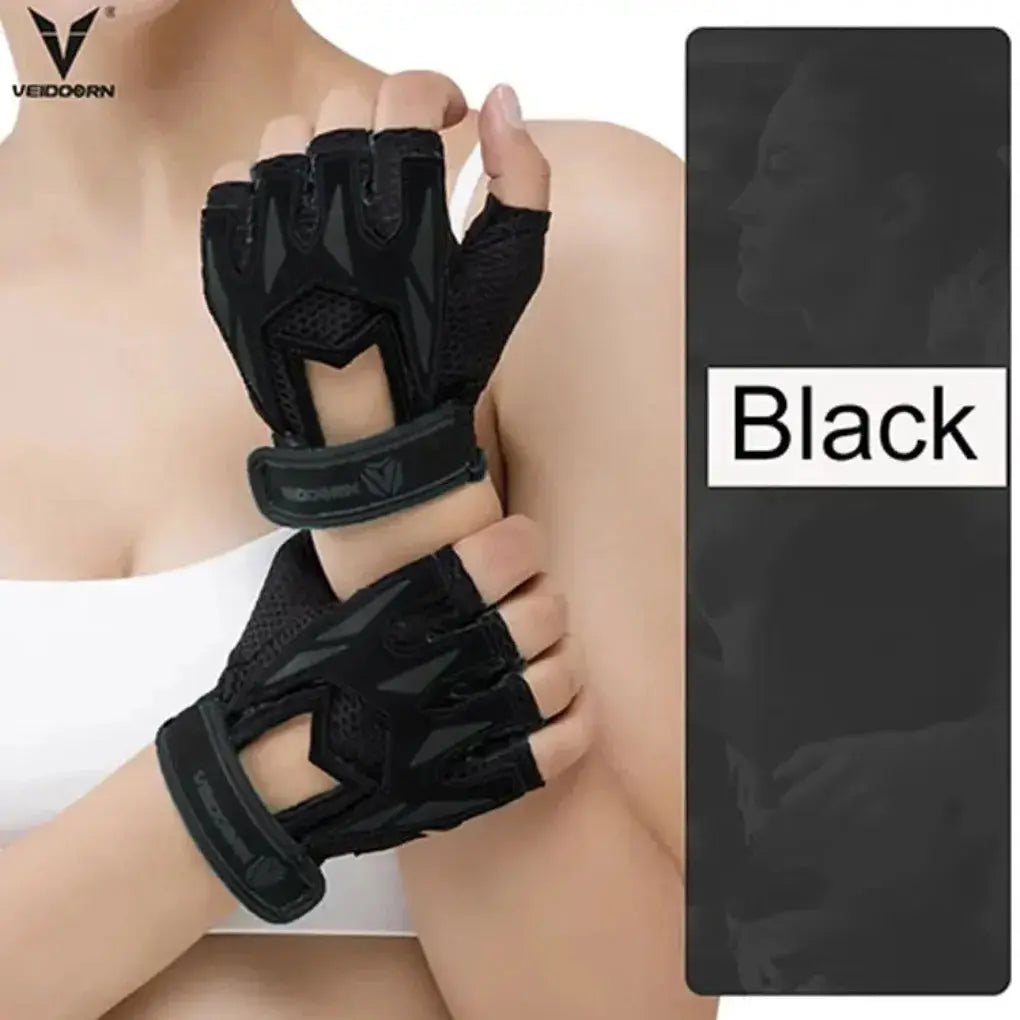 Gym Gloves for Men Women Weight Lifting Half Finger Breathable Anti Slip Training Fitness Workout Gloves Nova Trendz