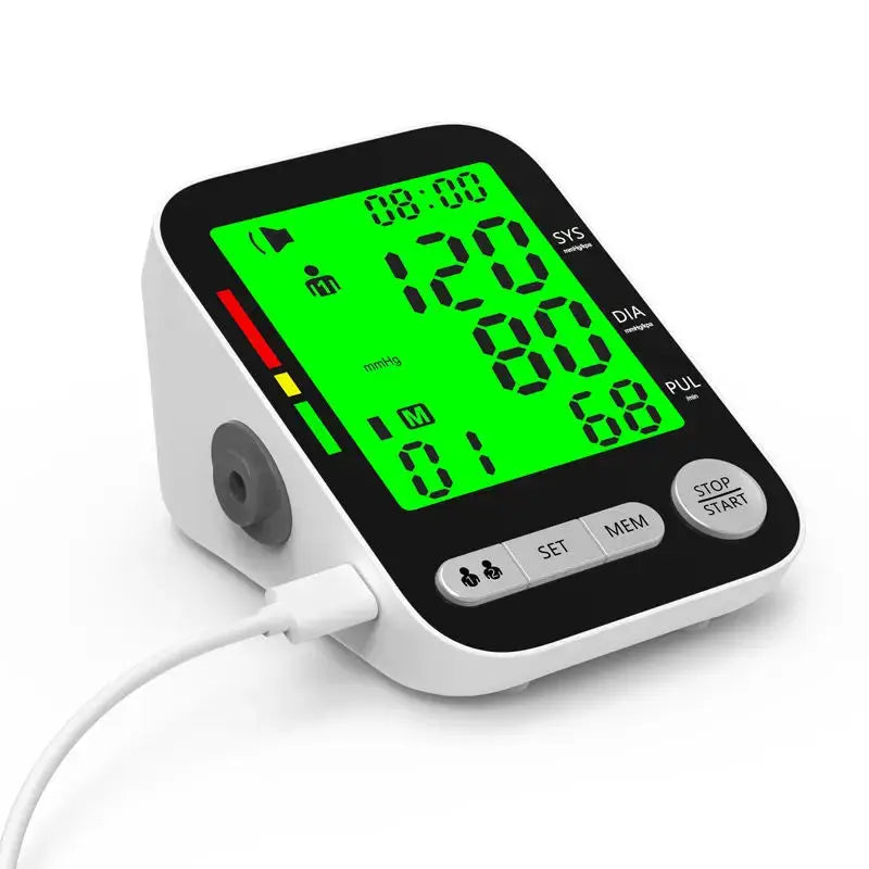 High Accurate Blood Pressure Monitor Digital Sphygmomanometer Bp Monitors Electronic Tonometer Arm Cuff Talking BPM Tensiometer Nova Trendz