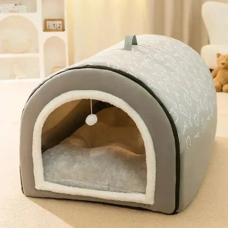 1PC Big Dog Kennel Winter Warm Pet Bed for Small Medium Dogs Removable Dog Sleeping Bed Puppy Bed Kennel Dog Accessories Nova Trendz
