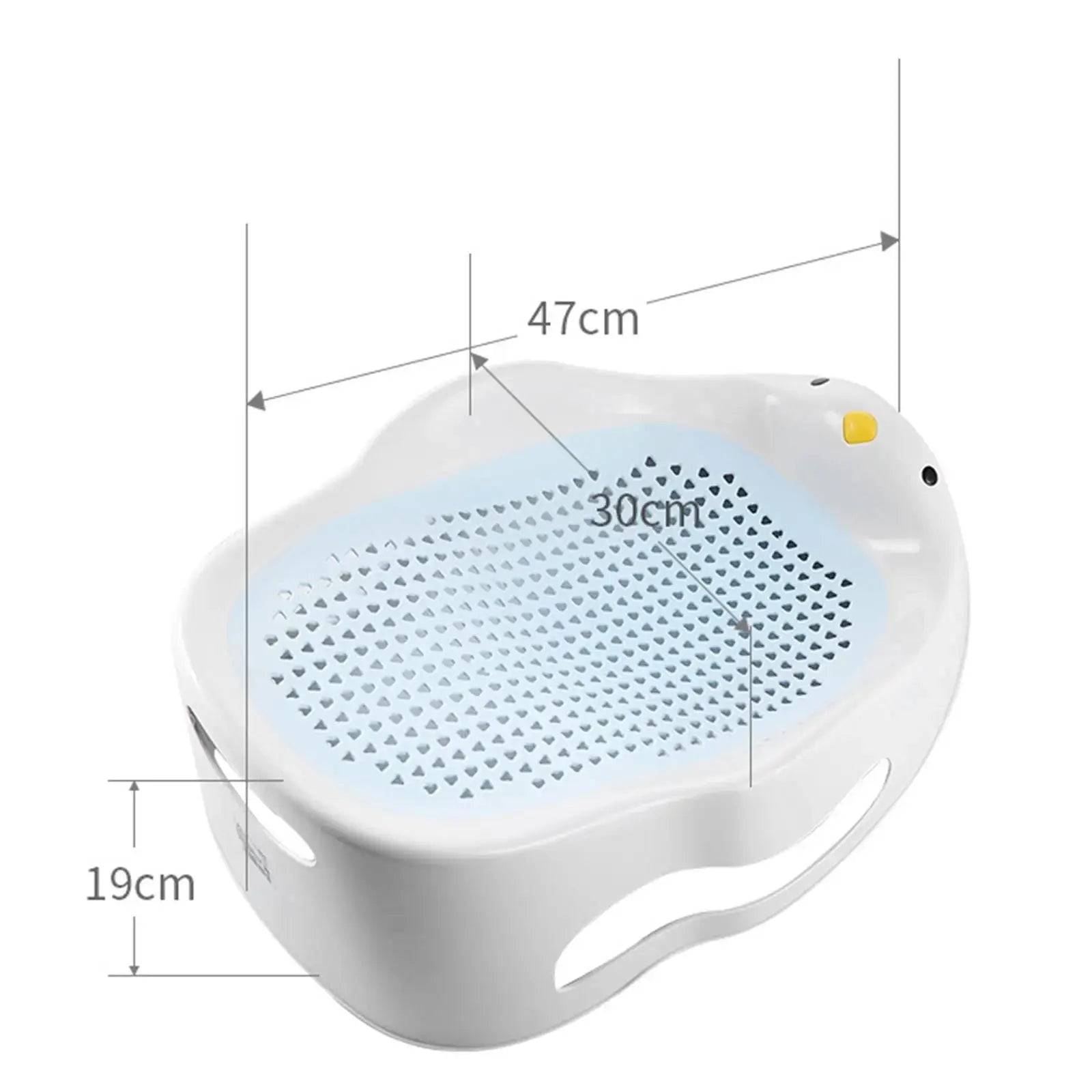 Baby Bath Support Portable Soft Non-Slip Lounger for 0-6 Months Infant blue Nova Trendz