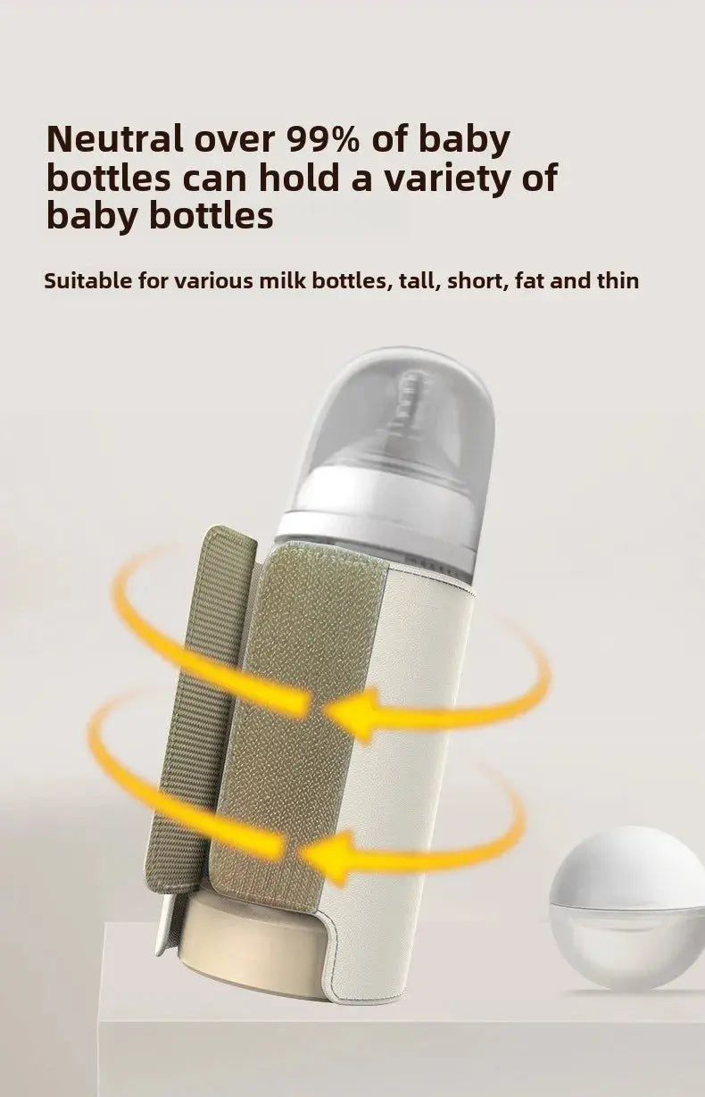 USB Multifunctional High-capacity Baby Feeding Bottle Smart Temperature Control Warmer Screen Newborn Baby Bottle Warmer Sleeve Nova Trendz