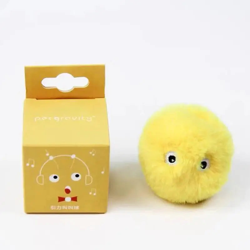 Interactive Ball Smart Cat Toys Plush Electric Catnip Training Toy Kitten Touch Sounding Pet Product Squeak Toy Ball - Nova Trendz