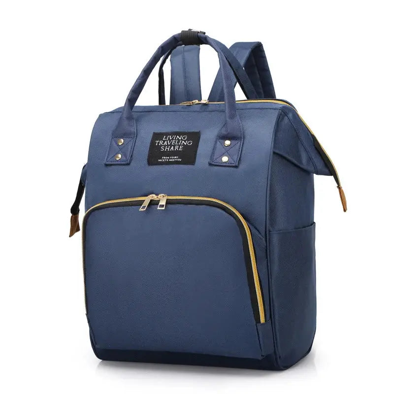 Large Capacity Canvas Mummy Bag Multifunctional Baby Bottle Thermal Insulation Travel Storage Bag Fashion Mummy Bag Hanging Bag Nova Trendz