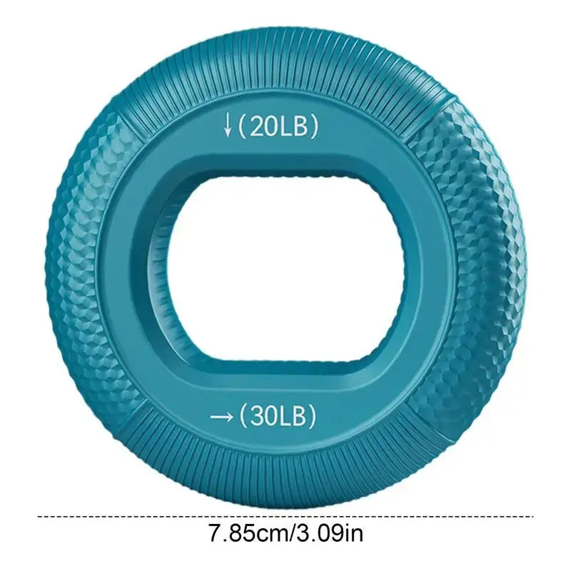 Silicone Adjustable Hand Grip 20-80LB Gripping Ring Finger Forearm Trainer Carpal Expander Muscle Workout Exercise Gym Fitness Nova Trendz